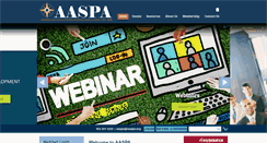 Desktop Screenshot of aaspa.org